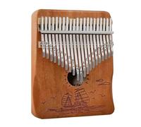 ALFAAL Kalimba 17 Teclas Piano De Dedo Kalimba De 21 Teclas Kalimba De 21 Teclas con Martillos De Afinación Piano De Pulgar para Adultos Y Principiantes