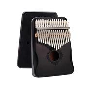 ALFAAL Kalimba 17 Teclas Piano De Pulgar Kalimba De 17 Teclas Instrumento Profesional De Cuerpo De Madera Kalimba(Black)