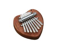 ALFAAL Kalimba 17 Teclas Piano De Pulgar Kalimba De 8 Teclas En Miniatura Instrumento Musical Portátil Pequeño De Madera(B)