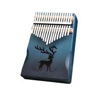 ALFAAL Kalimba 17 Teclas Piano De Pulgar Kalimba Profesional De 17 Teclas Instrumento con Accesorios(A)