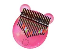 ALFAAL Kalimba Profesional Colorido Boutique Lindo Pulgar Piano Kalimba 17 Tonos Principiante acrílico Colorido Kalimba Dedo Piano