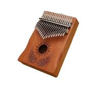 ALFAAL Kalimba Profesional Instrumento Musical Profesional Bonito Kalimba Protector de Mano Pulgar Piano Dedo 17 Tonos Instrumento Musical portátil
