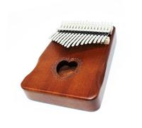 ALFAAL Kalimba Profesional Kalimba 17 Teclas Pulgar Piano Madera Caoba Africano Kalimba Lindo (Color : 3/4)