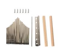 ALFAAL Kalimba Profesional Kalimba de 21 Teclas Accesorios para Instrumentos Clave DIY + Puente + Martillo de afinación Ligero Piano de Pulgar cromático Kalimba portátil (Color : 3/4)