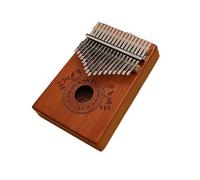 ALFAAL Kalimba Profesional Kalimba una Hoja Conoce el patrón de otoño Piano de Pulgar Piano de Dedo Kalimba Instrumento Musical para Estudiantes de 17 Tonos