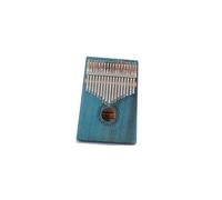 ALFAAL Kalimba Profesional Moiré Azul Profesional Kalimba Pulgar Piano Dedo 17 Tonos Instrumento Musical Portátil Lindo Instrumento