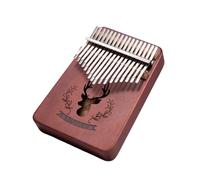 ALFAAL Kalimba Profesional Piano de Pulgar 17 Tonos Caoba Acacia Kalimba Instrumento Musical (Color : 3/4)