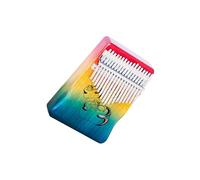 ALFAAL Kalimba Profesional Piano de Pulgar de 17 Tonos Color Caja de Madera Tipo Kalimba Piano de Dedo