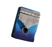 ALFAAL Kalimba Profesional Piano de Pulgar de Caoba Azul Degradado Instrumento de Marimba portátil Kalimba de 21 Tonos