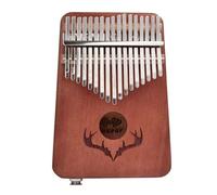ALFAAL Kalimba Profesional Piano de Pulgar Kalimba de 17 Teclas con Bolsa sintonizador de 17 Teclas Amarillo/marrón/Azul para Principiantes (Color : 2)