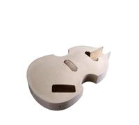 ALFAAL Kit De Bajo Eléctrico De Violín De Cuerpo Semi Hueco DIY