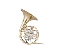 ALFAAL La Trompeta Francesa De Una Sola Y Doble De Cuatro Botones B/F-Abajo Es Adecuada para La Prueba De Rendimiento De Principiantes Profesión Cuerno Francés (Color : Single-Row French Horns)
