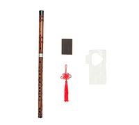 ALFAAL Llave De Flauta F, Instrumento De Viento De Madera Hecho A Mano Chino Tradicional Dizi De Bambú Amargo Con Bolsa Flautas de bambú para principiantes (Color : F)