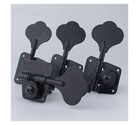 ALFAAL Máquina Cabezales Sintonizadores Relación Engranaje 1: 26 Tuning Peg Black (Color : 4R)