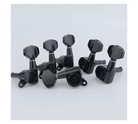 ALFAAL Máquina De Guitarra Eléctrica Cabezal Para Sintonizar La Relación Engranaje 1: 19 Para ST O Tl Clavijas De Ajuste Negro (Color : 6L)