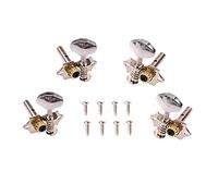 ALFAAL Metal Ukulele Tuning Pegs Sintonizadores 2L2R Cabezales De La Máquina Para Accesorios De Piezas De Guitarra De Ukulele 40x37x35mm