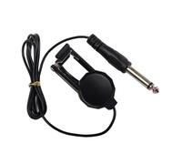 ALFAAL Micrófono con Pastilla con Clip Pastilla De Guitarra Acústica para Violín Piezoeléctrico para Guitarra Acústica (Negro)