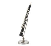 ALFAAL Mini Modelo de Instrumento Musical Mini Modelo De Clarinete Oboe Instrumento Musical Adornos De Escritorio Exhibición Decoración del Hogar Regalos(A1)