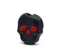 ALFAAL Multicolor 6 Uds Plástico Forma De Cabeza De Calavera Afinación De Guitarra Clavija Sintonizador Cabeza De Máquina Reemplazo De Botón Pomo Manija (Color : Black 6pcs)
