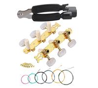 ALFAAL Multifuction 3 En 1 Cuerda De La Cuerda Pin PUSTER String Cutter + Tuning Pegs Sintonizadores + Setings