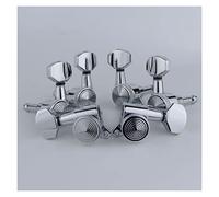 ALFAAL Nuevos Sintonizadores De Bloqueo De Guitarra Cromada Cabezales De La Máquina De Guitarra Eléctrica Tunners Lock Silver Guitar Tuning Pegs (con Embalaje) (Color : 3R3L)