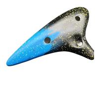 ALFAAL Ocarina para Adultos Flauta De Ocarina De Cerámica Accesorios Profesionales para Flauta De Ocarina De 12 Agujeros