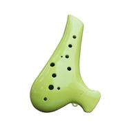 ALFAAL Ocarina para Adultos Ocarina De 12 Agujeros con Afinación En C Alto Instrumento De Ocarina Profesional De 12 Agujeros para Principiantes(Green)