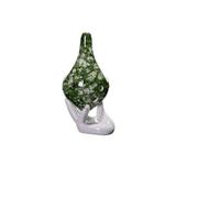 ALFAAL Ocarina para Adultos Ocarina De Boca Larga Pintada con 6 Agujeros Instrumento De Ocarina De Cerámica para Tocar(Green)