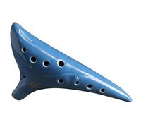 ALFAAL Ocarina para Adultos Ocarina Instrumento 12 Agujeros Alto C 12 Agujeros AC Ocarina(Sky Blue)
