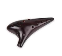 ALFAAL Ocarina para Principiantes Alto C Cerámica Ocarina Instrumento Cuerda para el Cuello Correa para el Cuello Estuche de Transporte(Color:2)