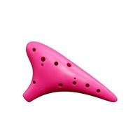 ALFAAL Ocarina para Principiantes Instrumento Ocarina 12 Agujeros AC Llave Alto C Flauta Profesional Resistente a caídas con partitura Musical(Color:3)