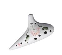 ALFAAL Ocarina para Principiantes Ocarina 12 Hoyos Entrada para Principiantes Llave Alto C Profesional Tao Xun Instrumento para Estudiantes de Escuela Primaria(2)
