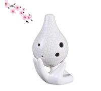 ALFAAL Ocarina para Principiantes Ocarina 6 Agujeros Alto AC Llave Principiante Estudiante Entrada Mini Flauta portátil pequeño Instrumento(3/4)