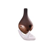 ALFAAL Ocarina para Principiantes Ocarina ardiente de 6 Agujeros Llave Alto AC Boca Larga Ocarina Elegante con Tono preciso Entrenamiento Tienda de Piano Modelo de enseñanza