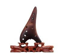 ALFAAL Ocarina para Principiantes Ocarina de cerámica, Instrumento Decorativo, Flauta barítono Profesional, Agujero