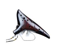 ALFAAL Ocarina para Principiantes Ocarina of Time Instrumento Piccolo Retro de Flauta Profesional humeante con Llave Alto C de 12 Agujeros