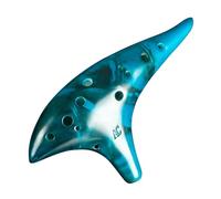 ALFAAL Ocarina para Principiantes Ocarina Profesional de 12 Agujeros Estable Alto C Ocarina con Bolsa Protectora Instrumento(Color:3/4)