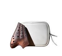 ALFAAL Ocarina para Principiantes Ocarina Profesional de 3 Tubos Instrumento de Ocarina de cerámica Poco común Ocarina para Principiantes(Color:5)