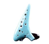 ALFAAL Ocarina para Principiantes Ocarina SC soldada con arroz de 12 Agujeros Ocarina de enseñanza para Principiantes con Sonido Ocarina de Calidad de Sonido de 12 Agujeros con Bolsa(Color:3/4)