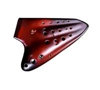 ALFAAL Ocarina para Principiantes Profesional Triple Ocarina Alto C Key AC Vintage Smoke Ocarina Porcelana Instrumento Tradicional Premium(Color:3/4)