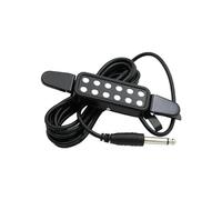 ALFAAL Pastilla De Guitarra Acústica, Clip con Orificio De Sonido, Receptor De Cable De 3 Metros, Accesorios Profesionales De Guitarra De Bajo Ruido