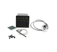 ALFAAL Pastilla De Guitarra Acústica De 2 Bandas, Ecualizador EQ De Guitarra Acústica con Amplificador De Guitarra De Afinación