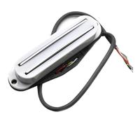 ALFAAL Pastilla de Puente Guitarras Profesionales Pastilla De Guitarra con Sonido De Doble Bobina para Guitarra Eléctrica ST De 6 Cuerdas(White)