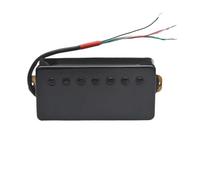 ALFAAL Pastilla de Puente LP Guitarra De 7 Cuerdas Cubierta De Latón Humbucker Tornillo Ranurado 8.5K 14K Pastilla Divisoria De Bobina para Guitarra Eléctrica De 7 Cuerdas(C)