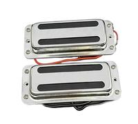 ALFAAL Pastilla de Puente Pastilla De Guitarra Eléctrica Humbucker con Cubierta De Latón Pastilla De Cuello Y Puente para Accesorios De Guitarra Eléctrica