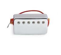 ALFAAL Pastilla de Puente Pastilla De Guitarra Eléctrica Humbucker Pastilla De Puente con Cuello Dorado/Cromado Cubierta De Latón para Guitarra Eléctrica Pastilla De Guitarra(C)