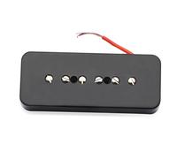 ALFAAL Pastilla de Puente Pastilla De Guitarra Eléctrica LP Pastilla De Guitarra Eléctrica De Bobina Única Conjunto De Accesorios para Pastilla De Guitarra(Black,50mm)