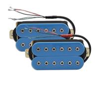 ALFAAL Pastilla de Puente Pastillas De Guitarra Eléctrica De 6 Cuerdas Humbucker Pastilla Divisoria De Bobina De Tornillo Hexagonal Ajustable Doble En Línea Multicolor(I)