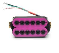 ALFAAL Pastilla de Puente Pastillas De Guitarra Eléctrica De Doble Bobina De Metal Ajustable Accesorios para Pastilla De Guitarra Humbucker con Cuello Y Puente(B)