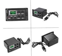 ALFAAL Pastillas para Guitarra Acústica Ecualizador De 3 Bandas para Guitarra Acústica Tono Volumen Amplificador Preamplificador Pastilla Piezoeléctrica Sintonizador Función De Fase Pantalla LCD